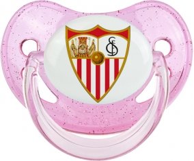 Séville Fútbol Club Sucette Physiologique Rose à paillette