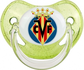 Villarreal Club de Fútbol Tétine Physiologique Vert à paillette