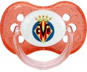 Villarreal Club de Fútbol Sucete Cerise Rouge à paillette