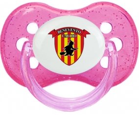 Benevento Calcio Sucette Cerise Rose à paillette