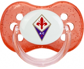 Associazione Calcio Firenze Fiorentina Sucette Cerise Rouge à paillette