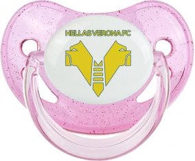 Hellas Verona Football Club Tétine Physiologique Rose à paillette