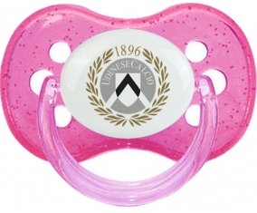 Udinese Calcio Sucette Cerise Rose à paillette