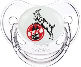 Fußball-Club Köln Sucette Physiologique Transparent classique