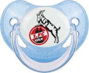 Fußball-Club Köln Sucette Physiologique Bleue à paillette