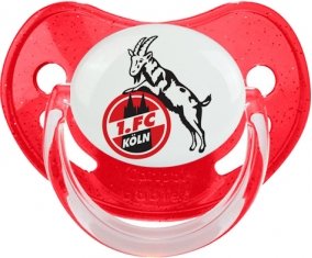 Fußball-Club Köln Sucette Physiologique Rouge à paillette