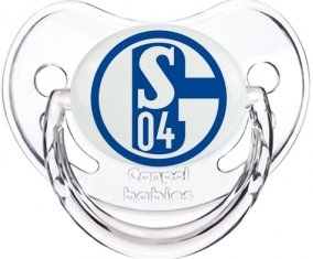 Fußballclub Gelsenkirchen-Schalke 04 Sucette Physiologique Transparent classique