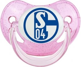 Fußballclub Gelsenkirchen-Schalke 04 Sucette Physiologique Rose à paillette