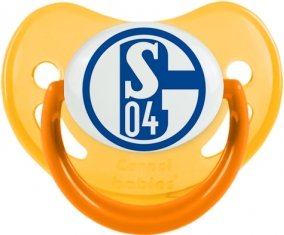 Fußballclub Gelsenkirchen-Schalke 04 Sucette Physiologique Jaune phosphorescente