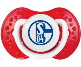 Fußballclub Gelsenkirchen-Schalke 04 Sucette LOVI Dynamic Blanc-rouge classique