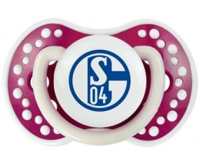 Fußballclub Gelsenkirchen-Schalke 04 Sucette LOVI Dynamic Fuchsia phosphorescente