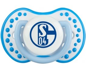 Fußballclub Gelsenkirchen-Schalke 04 Sucette LOVI Dynamic Blanc-bleu phosphorescente