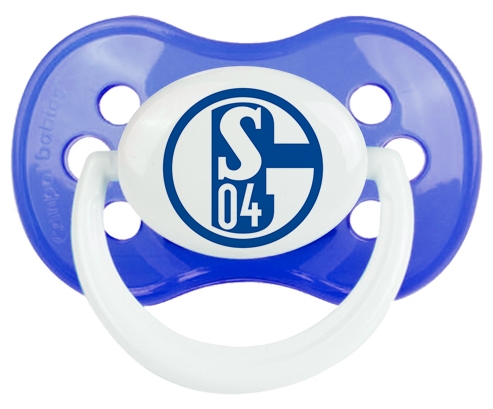 Fußballclub Gelsenkirchen-Schalke 04 Tétine Anatomique Bleu classique