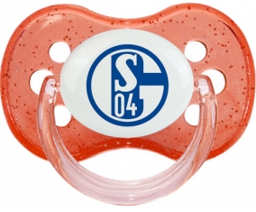 Fußballclub Gelsenkirchen-Schalke 04 Sucette Cerise Rouge à paillette