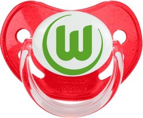 VfL Wolfsburg Sucette Physiologique Rouge à paillette