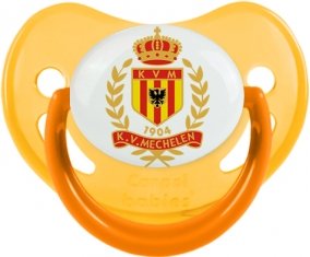 Yellow Red KV Malines Sucette Physiologique Jaune phosphorescente