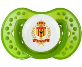 Yellow Red KV Malines : Sucette LOVI Dynamic personnalisée