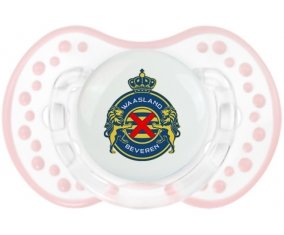 Waasland-Beveren Sucette LOVI Dynamic Retro-blanc-rose-tendre classique