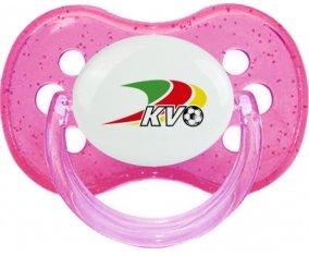 KV Ostende Sucette Cerise Rose à paillette