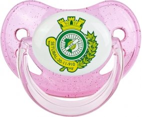 Vitória Futebol Clube (Setúbal) Sucette Physiologique Rose à paillette