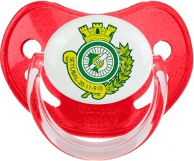 Vitória Futebol Clube (Setúbal) Sucette Physiologique Rouge à paillette