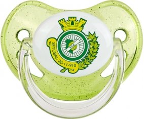 Vitória Futebol Clube (Setúbal) Sucette Physiologique Vert à paillette