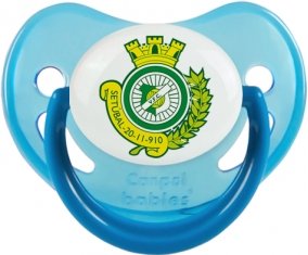 Vitória Futebol Clube (Setúbal) Sucette Physiologique Bleue phosphorescente