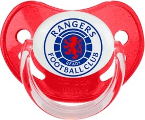 Rangers Football Club Tétine Physiologique Rouge à paillette