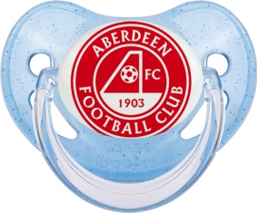 Aberdeen Football Club Sucette Physiologique Bleue à paillette