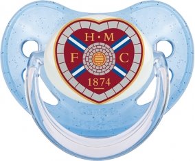 Heart of Midlothian Football Club Sucette Physiologique Bleue à paillette