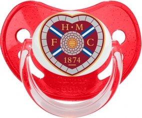 Heart of Midlothian Football Club Sucette Physiologique Rouge à paillette