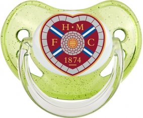 Heart of Midlothian Football Club Sucette Physiologique Vert à paillette