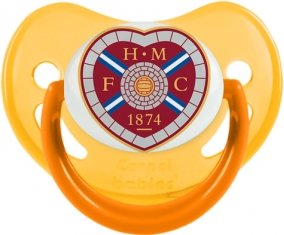 Heart of Midlothian Football Club Sucette Physiologique Jaune phosphorescente