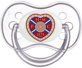 Heart of Midlothian Football Club Sucette Anatomique Transparente classique