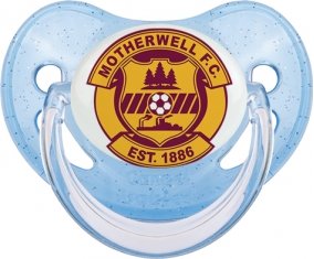Motherwell Football Club Tétine Physiologique Bleue à paillette