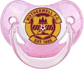 Motherwell Football Club Tétine Physiologique Rose à paillette