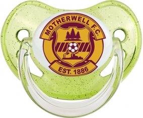Motherwell Football Club Tétine Physiologique Vert à paillette