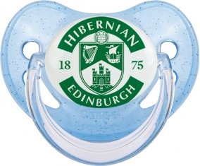 Hibernian Football Club Sucette Physiologique Bleue à paillette