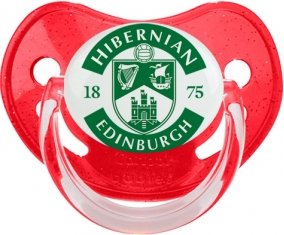 Hibernian Football Club Sucette Physiologique Rouge à paillette