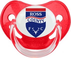Ross County Football Club Sucette Physiologique Rouge à paillette