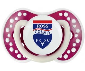 Ross County Football Club Sucette LOVI Dynamic Fuchsia phosphorescente