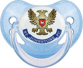 St Johnstone Football Club Sucette Physiologique Bleue à paillette