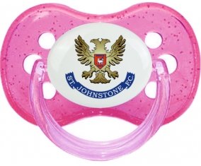 St Johnstone Football Club Sucette Cerise Rose à paillette