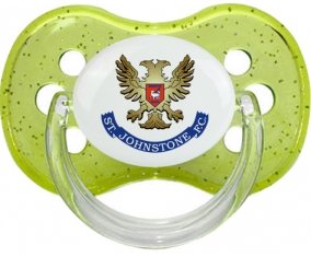 St Johnstone Football Club Sucette Cerise Vert à paillette