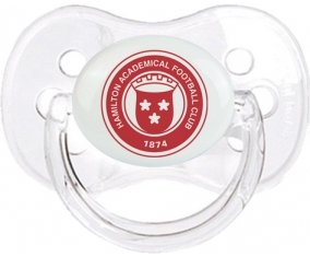 Hamilton Academical Football Club Tétine Cerise Transparent classique