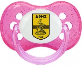 Aris Thessaloniki Sucette Cerise Rose à paillette