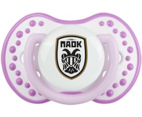 PAOK Salonique Sucette LOVI Dynamic Blanc-mauve classique