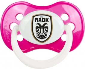 PAOK Salonique Sucette Anatomique Rose foncé classique