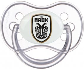 PAOK Salonique Sucette Anatomique Transparente classique