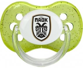 PAOK Salonique Tétine Cerise Vert à paillette